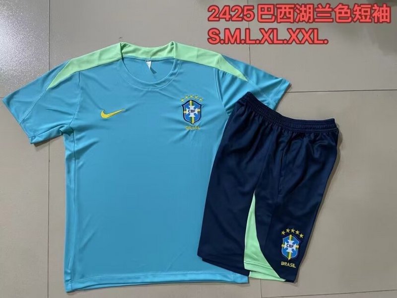 AAA Quality Brazil 24/25 Lake Blue Training Kit Jerseys